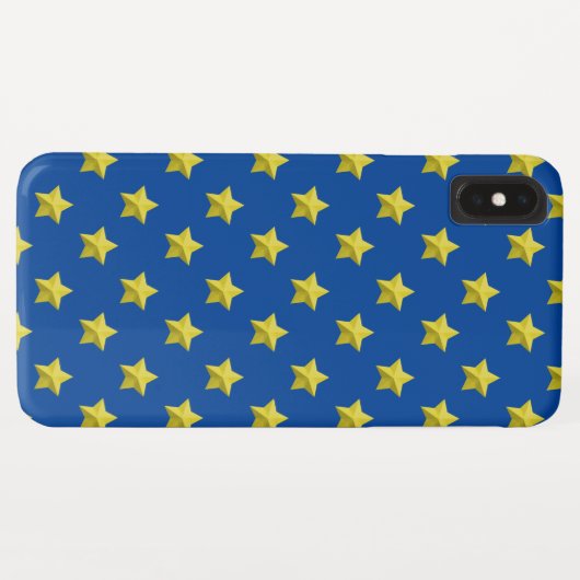 Gold Stars Pattern Case-Mate iPhone Case (Achterkant (horizontaal))