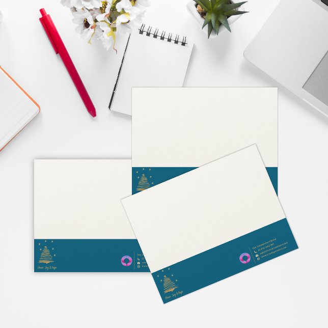 Gold Stars Peace Joy Hope Bedrijfsbedrijf Logo Briefhoofd (Gold Stars Peace Joy Hope Corporate Company Logo Letterhead)