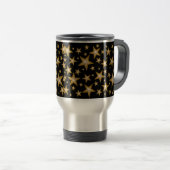 Gold Stars reizen/forenzen mok zwart (Voorkant rechts)