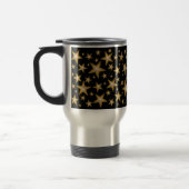 Gold Stars reizen/forenzen mok zwart (Links)
