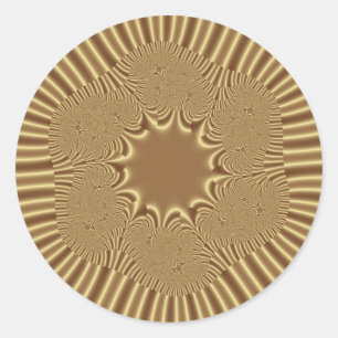 Gold Stars Ronde Sticker