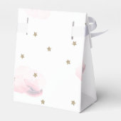 Gold Stars & Roze Clouds Baby shower Bedankdoosjes (Achterkant)