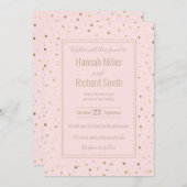 Gold Stars Roze gradiëntontwerp (Voorkant / Achterkant)