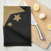 Gold Stars Theedoek (Quarter Fold)