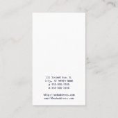 Gold Stars Visitekaartje (Achterkant)