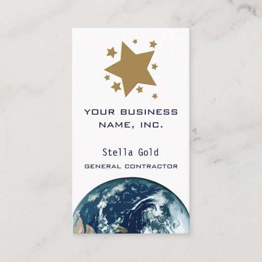 Gold Stars Visitekaartje (Voorkant)