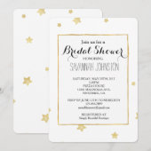 Gold Stars vrijgezellenfeest Kaart (Voorkant / Achterkant)