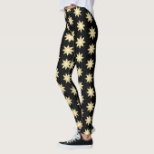 Gold Stars Zwart Leggings (Links)