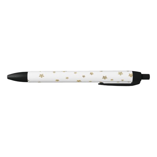Gold Stars Zwarte Inkt Pen (Bodem)