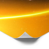 Gold Starscape Poster (Hoek)
