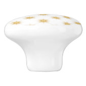 Gold Starst gebarsten ontwerp Keramische Knop (Zijkant)