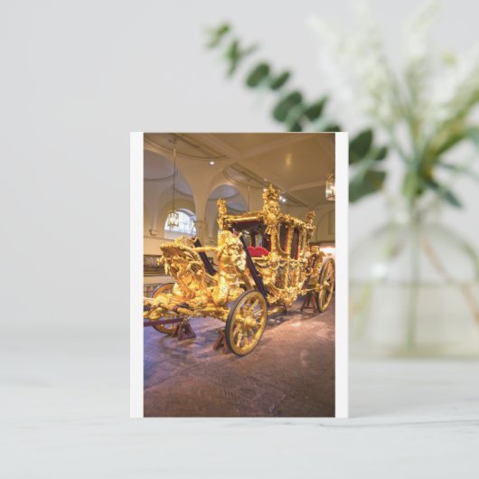 Gold State Coach London Briefkaart (Staand voorkant)