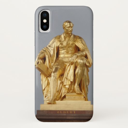 Gold Statue Apple iPhone X, Barely Daar PhoneCase Case-Mate iPhone Case (Achterkant)