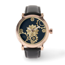 Gold Steampunk Horloge