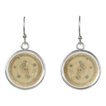 Gold Steampunk oorringen