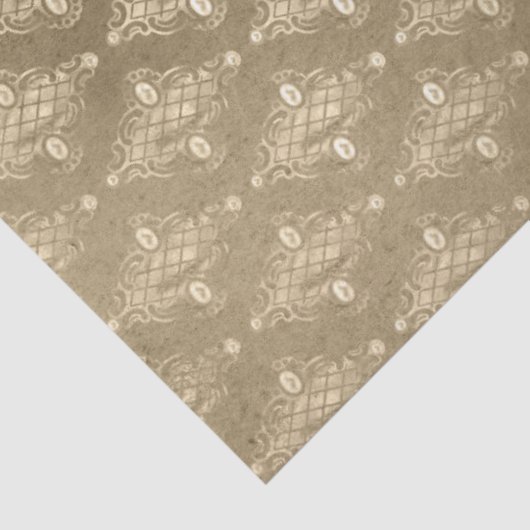 Gold SteamPunk Series Design 27 Tissuepapier (Detail)