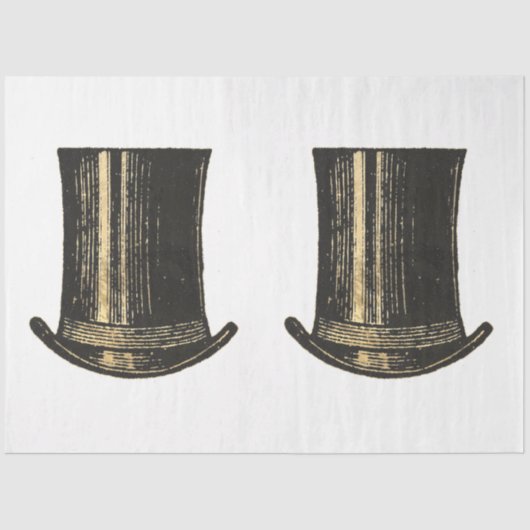 Gold SteamPunk Series Design 32 Tissuepapier (Voorkant)