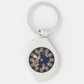 Gold Steampunk Sleutelhanger (Voorkant)