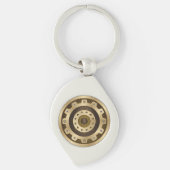 Gold Steampunk Sleutelhanger (Voorkant)