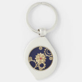 Gold Steampunk Sleutelhanger (Voorkant)