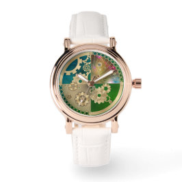 Gold Steampunk Watch Horloge