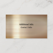 Gold Steel Visitekaartje 2 (Achterkant)