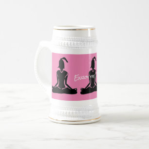 Gold Stein - Beer Yoga Stein Bierpul
