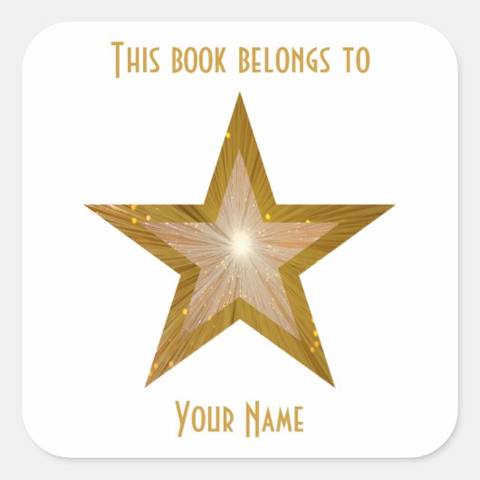 "Gold" Sterke witte sticker (Voorkant)