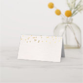 Gold Stippen Bridal Blush Pink Weddenschapskaarten Plaatskaartje (Achterkant)