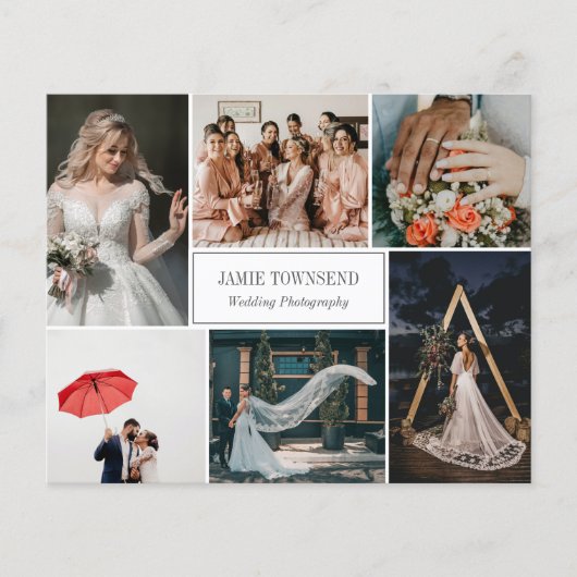 Gold Stippen Foto Collage Professional Fotograaf Flyer (Voorkant)