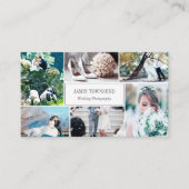 Gold Stippen Foto Collage Professional Fotograaf Visitekaartje (Voorkant)