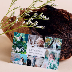 Gold Stippen Foto Collage Professional Fotograaf Visitekaartje