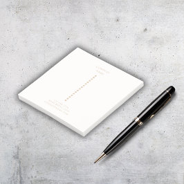Gold Stippen Minimalist Simple Professional Post-it® Notes