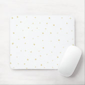 Gold Stippen Mousepad Muismat (Met muis)