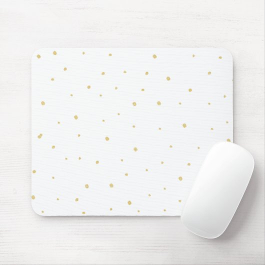 Gold Stippen Mousepad Muismat (Met muis)