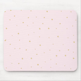 Gold Stippen Mousepad Pink Muismat