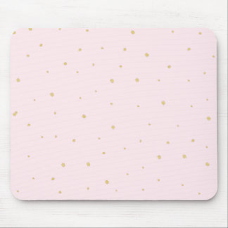 Gold Stippen Mousepad Pink Muismat