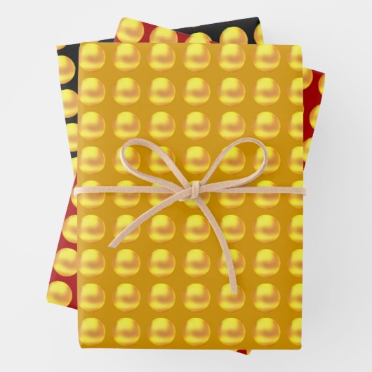 Gold Stippen - Papierlade voor onmiddellijke verpa Inpakpapier Vel (In situ)