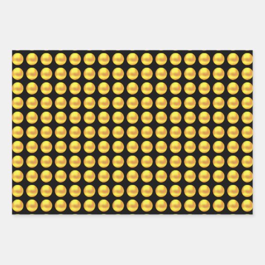 Gold Stippen - Papierlade voor onmiddellijke verpa Inpakpapier Vel (Voorkant 3)