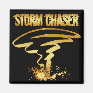 GOLD STORM CHASER MAGNEET