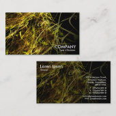 Gold Strands Fractal 02 Visitekaartje (Voorkant / Achterkant)