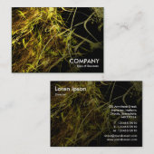 Gold Strands Fractal 02 Visitekaartje (Voorkant / Achterkant)