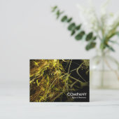 Gold Strands Fractal 02 Visitekaartje (Staand voorkant)