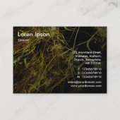 Gold Strands Fractal 02 Visitekaartje (Achterkant)