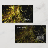 Gold Strands Fractal Visitekaartje (Voorkant / Achterkant)