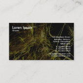 Gold Strands Fractal Visitekaartje (Achterkant)