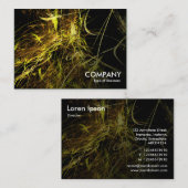 Gold Strands Fractal Visitekaartje (Voorkant / Achterkant)