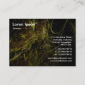 Gold Strands Fractal Visitekaartje (Achterkant)