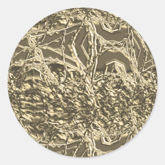 Gold String Jaw Breaker Sticker (Voorkant)