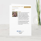 Gold Strings & Pretty Things - KidsArt for CHOC Kaart (Achterkant)